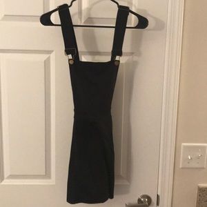 Black Skater skirt with suspenders